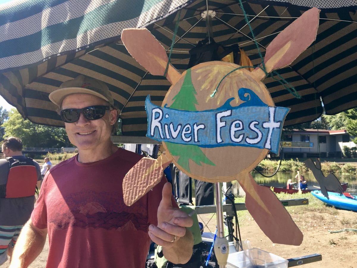 river fest sign